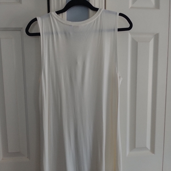 LOGO Layers by Lori Goldstein Sleeves Tunic Top with Accordion Pleated Trim L - Picture 5 of 12